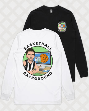 BASKETBALL BACKGROUND LONG SLEEVE
