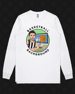 BASKETBALL BACKGROUND LONG SLEEVE