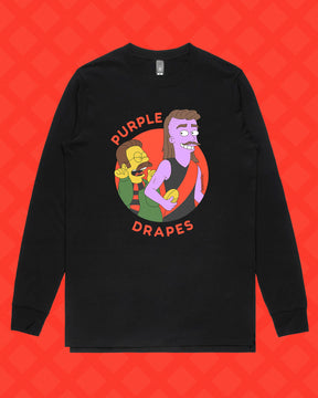 PURPLE DRAPES LONG SLEEVE