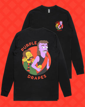 PURPLE DRAPES LONG SLEEVE