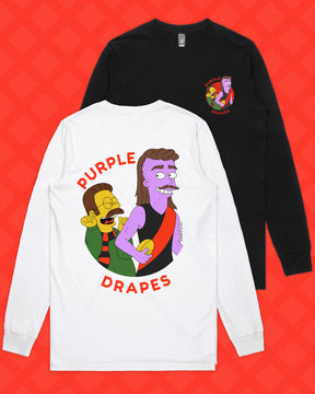 PURPLE DRAPES LONG SLEEVE