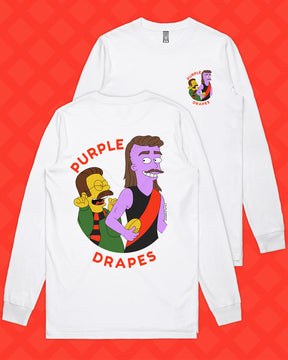 PURPLE DRAPES LONG SLEEVE