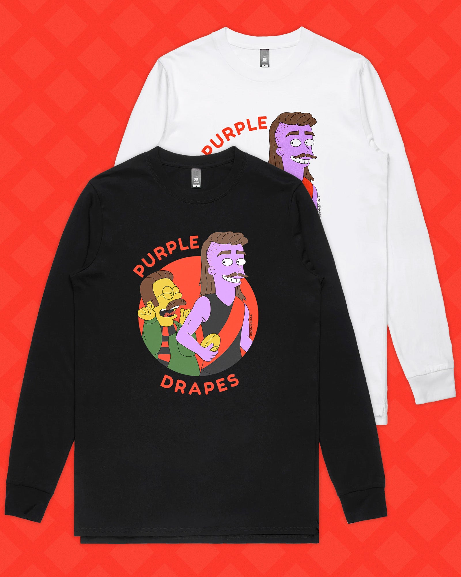 PURPLE DRAPES LONG SLEEVE