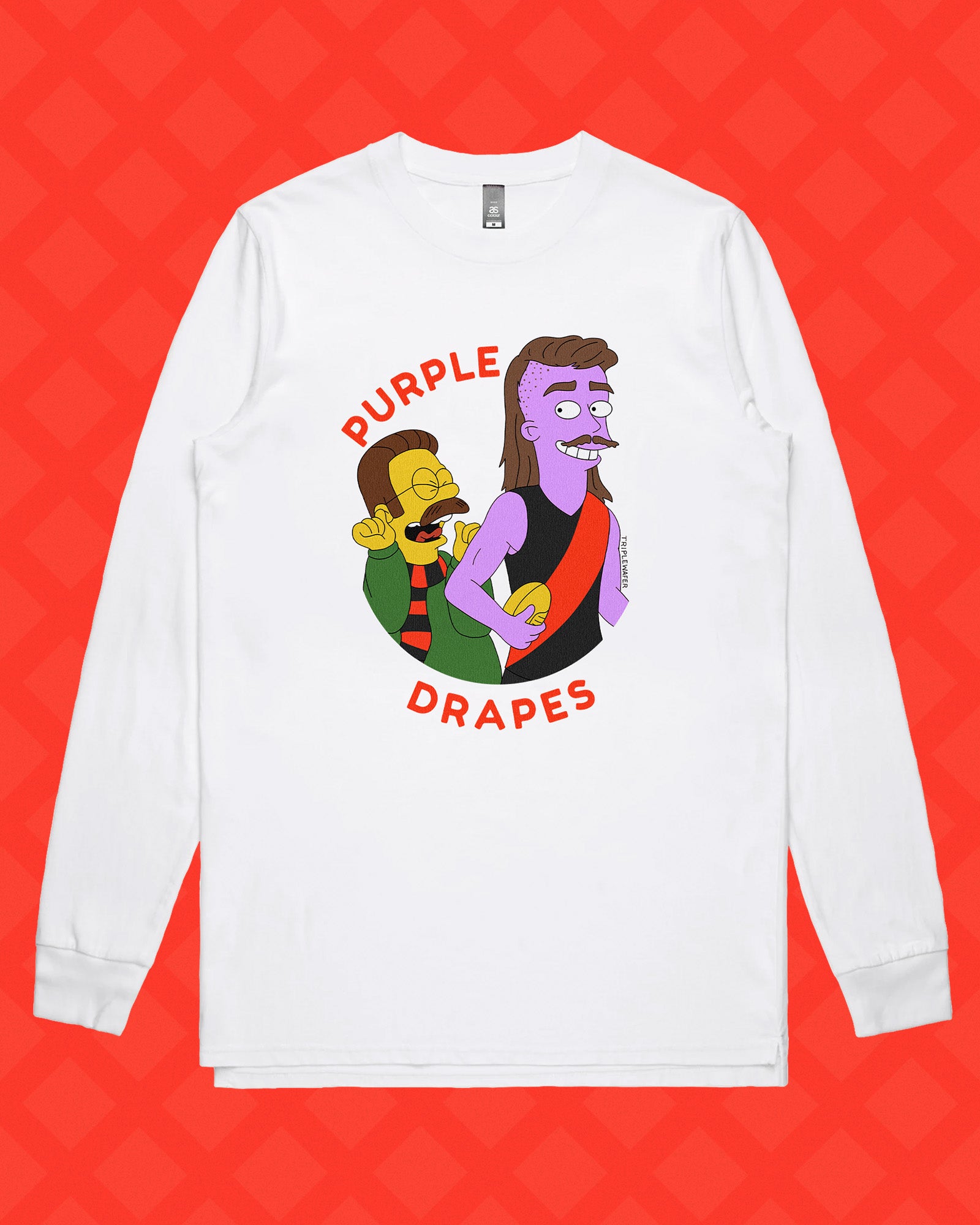 PURPLE DRAPES LONG SLEEVE