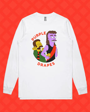PURPLE DRAPES LONG SLEEVE