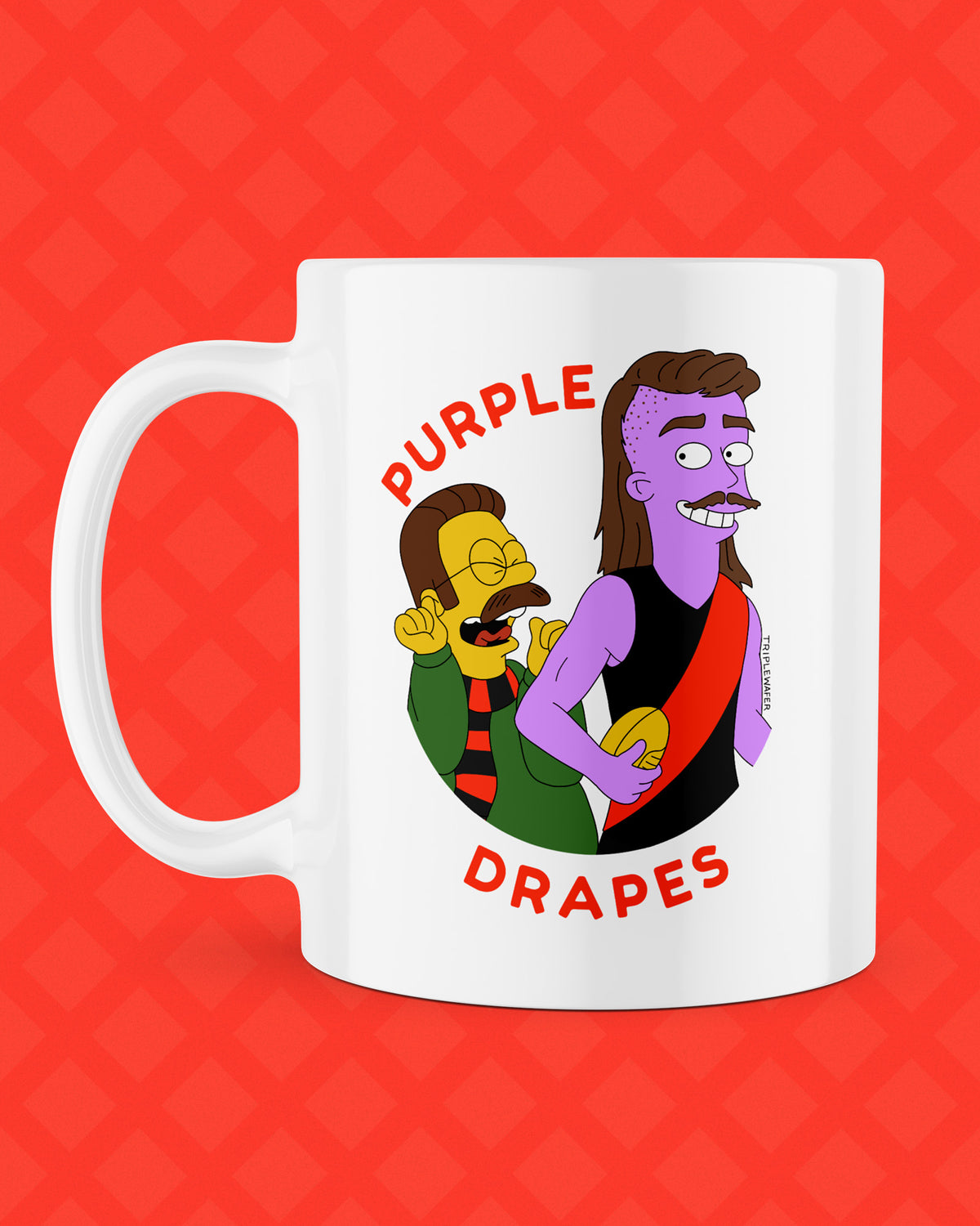 PURPLE DRAPES MUG