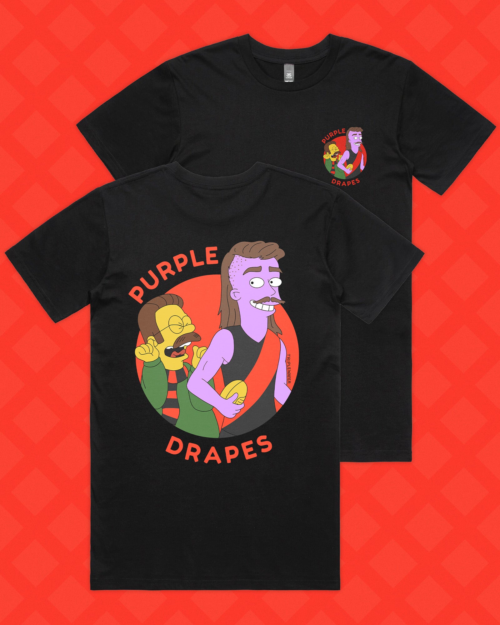 PURPLE DRAPES TEE