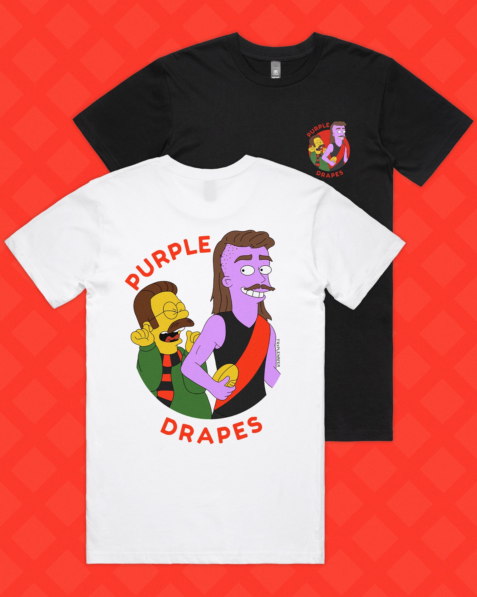 PURPLE DRAPES TEE