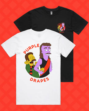 PURPLE DRAPES TEE