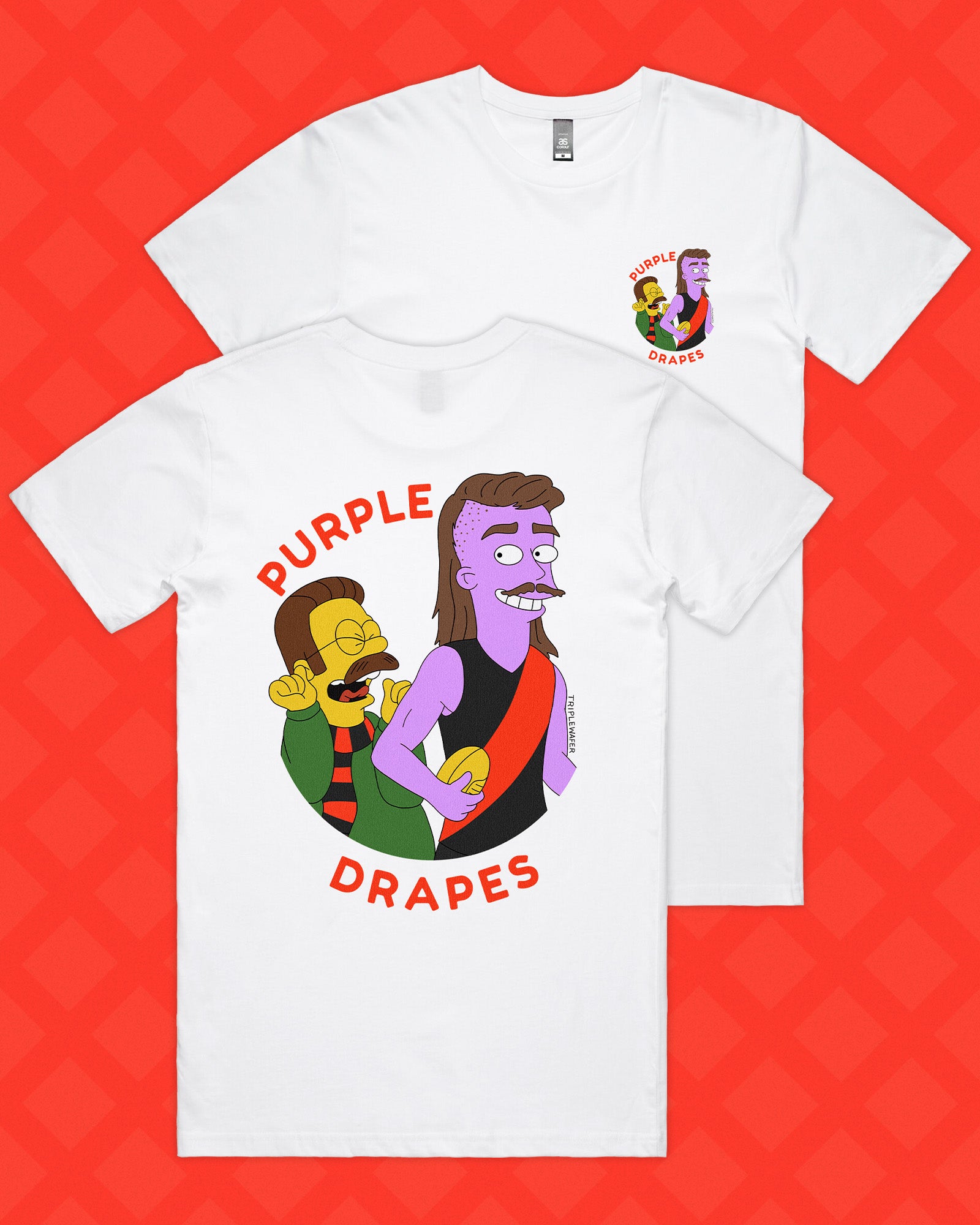 PURPLE DRAPES TEE
