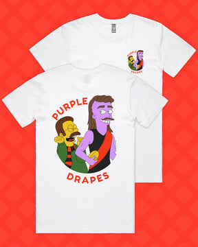 PURPLE DRAPES TEE