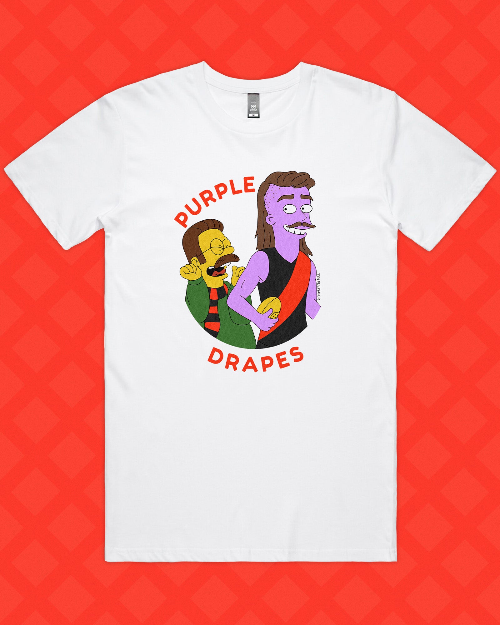 PURPLE DRAPES TEE