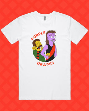 PURPLE DRAPES TEE
