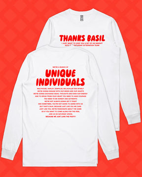 UNIQUE INDIVIDUALS LONG SLEEVE
